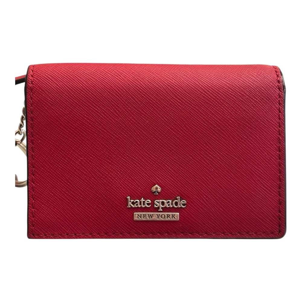 Kate Spade Red Wallet Coin Case Keychain